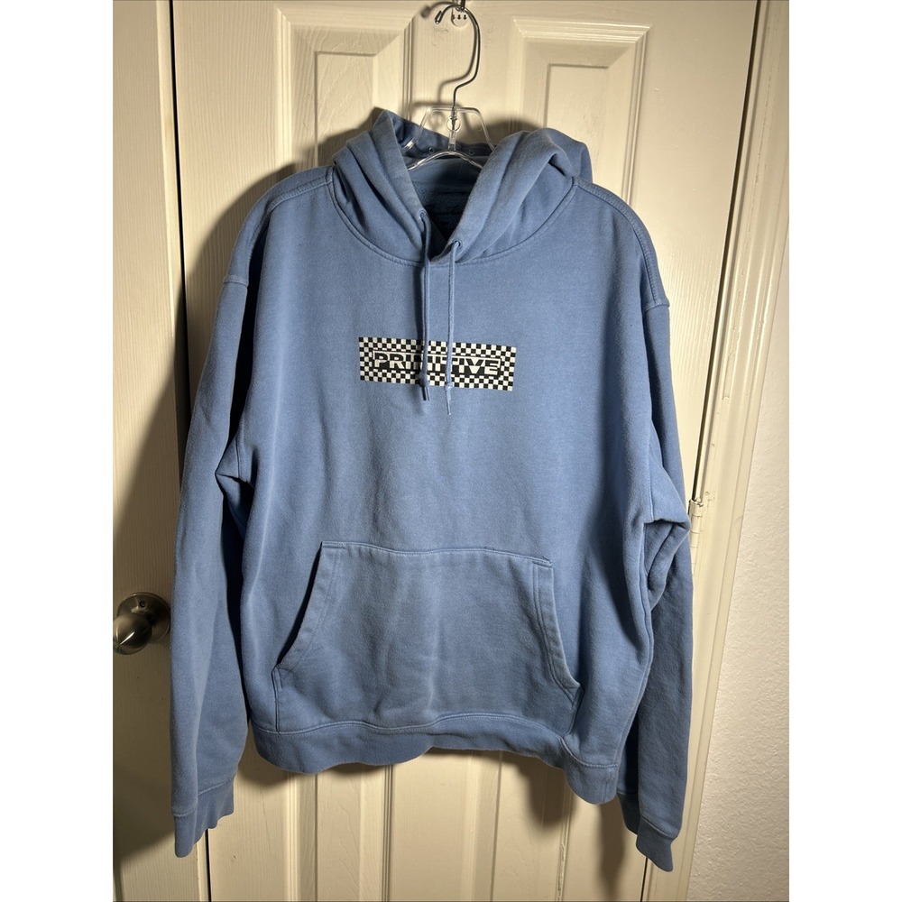 Primitive Classic Mens L Hoodie Blue Logo Skater